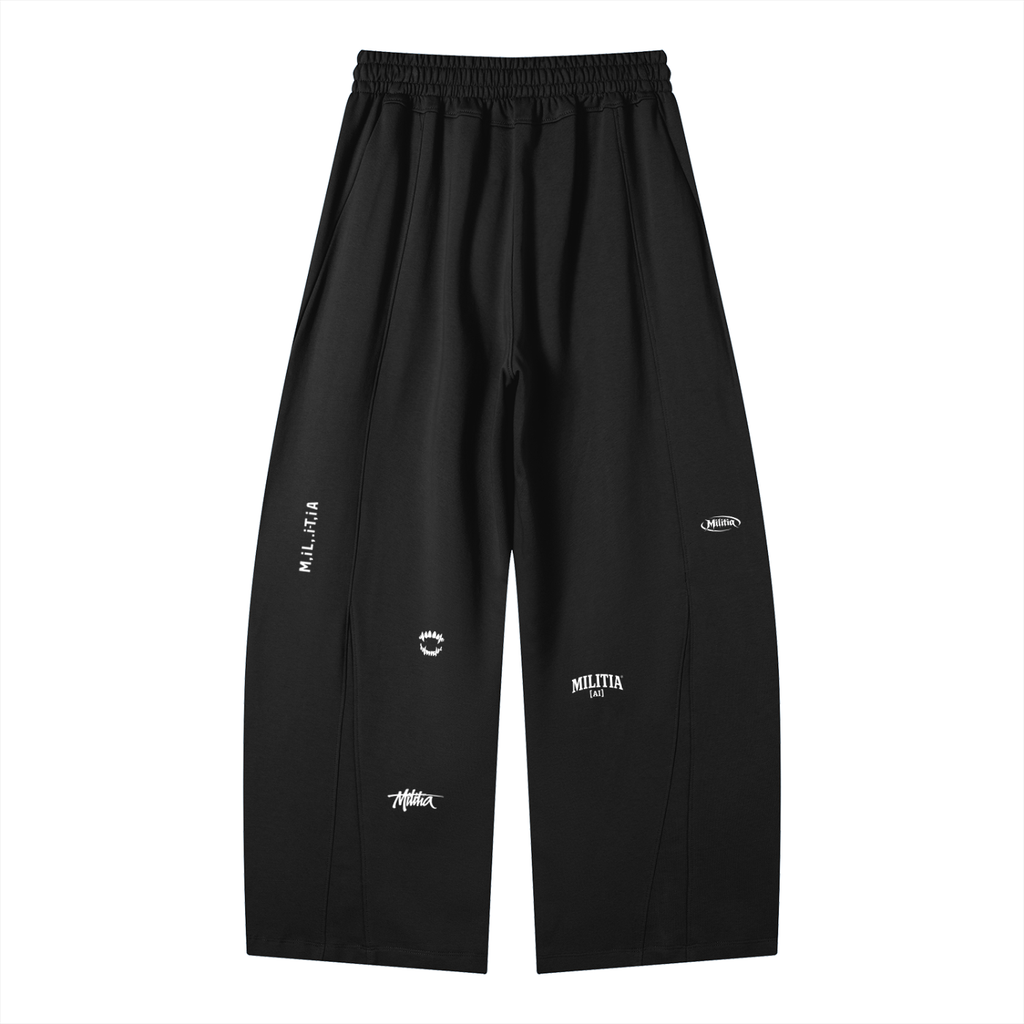 Heavyweight Baggy Charm Print Sweatpants